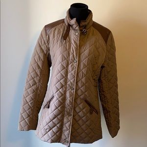 Brown Ralph Lauren quilted coat MD